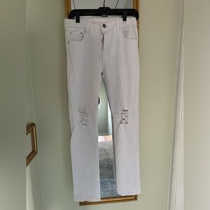 White super skinny jean
